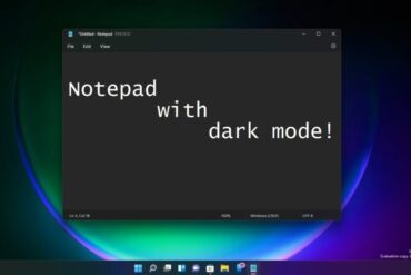 Notepad Dark Mode
