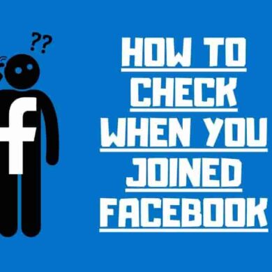 Find Your Facebook Join Date