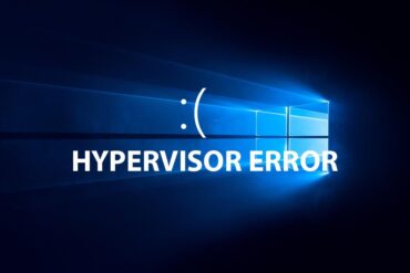 hypervisor error