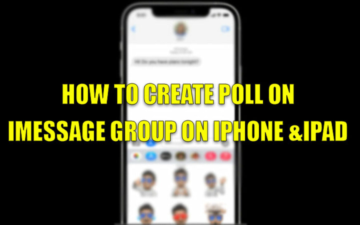 poll in imessage