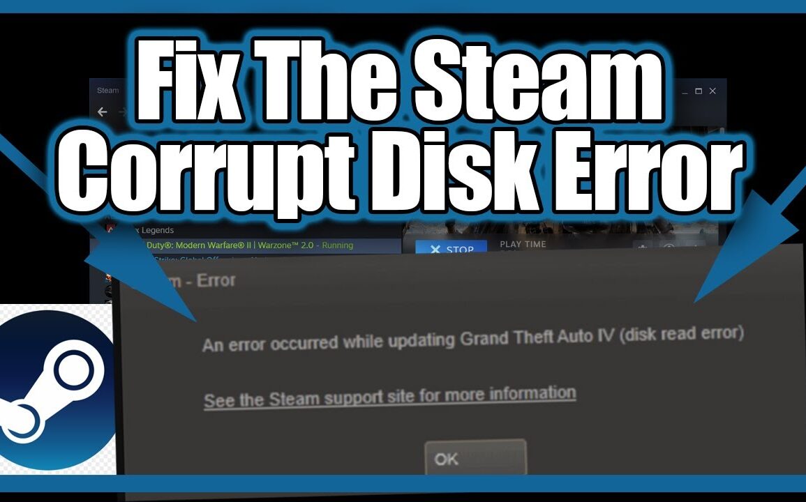 steam corrupt disk