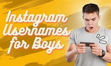 Trendy Instagram Usernames for Boys