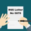 RSS Letter No 0876